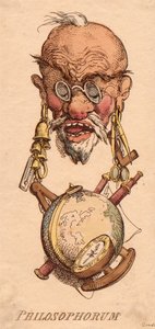 Huvuden: Av filosoferna av Thomas Rowlandson
