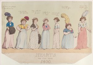 Hjärtan för år 1800, 20 april 1800., 20 april 1800. av Thomas Rowlandson