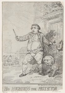Hans Höghet Beskyddaren, 19 januari 1784, 19 januari 1784. av Thomas Rowlandson