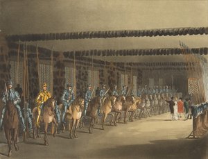 Horse Armoury, Tower of London, 1 november 1809., 1 november 1809 av Thomas Rowlandson