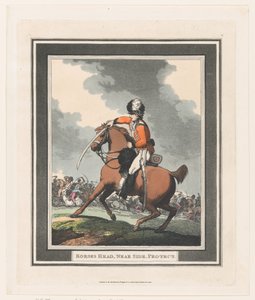 Horses Head, Near Side, Protect, 1 september 1798., 1 september 1798. av Thomas Rowlandson