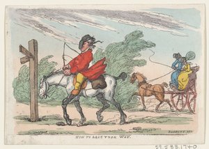 Hur man går vilse, 1803-1815., 1803-1815. av Thomas Rowlandson