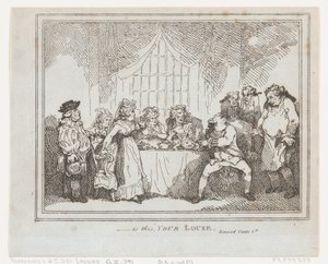 Är detta din lus, 1787, 1787. av Thomas Rowlandson
