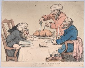 Judar vid en lunch, 1794, 1794. av Thomas Rowlandson