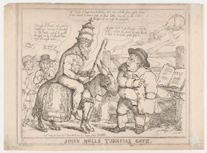 John Bulls vägtullstation av Thomas Rowlandson