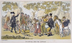 Le docteur et les Gypsies (ou Romanichels) - i "" Doctor Syntax