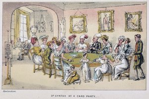 Le docteur à une partie de cartes - i "" Doctor Syntax