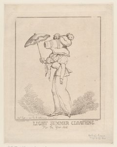 Lätt sommarkläder [sic], 10 september 1801., 10 september 1801. av Thomas Rowlandson