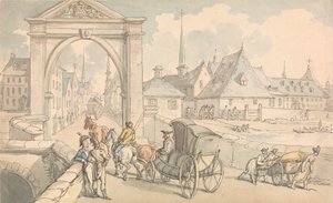 Limburg, Belgien av Thomas Rowlandson