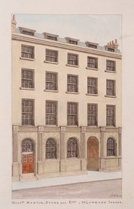 Lombard Street, London, c1850 av Thomas Rowlandson