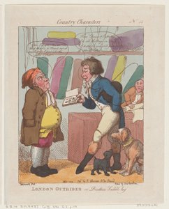 London Outrider, eller Brother Saddlebag, 10 september 1799, 10 september 1799. av Thomas Rowlandson