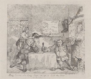 Långa predikningar och långa belägringar är ägnade att dämpa sinnena, 11 februari 1783., 11 februari 1783. av Thomas Rowlandson