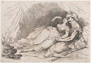 Kärlek i Östern av Thomas Rowlandson