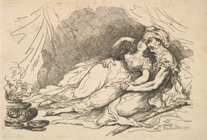 Kärlek i öster, 1787. av Thomas Rowlandson