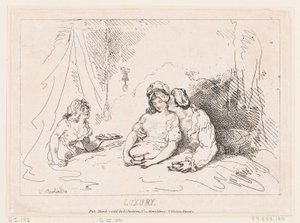 Lyx, 7 mars 1786., 7 mars 1786. av Thomas Rowlandson