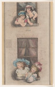 Pigor och älskarinnor, 1 december 1791., 1 december 1791. av Thomas Rowlandson