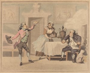Manager och Spouter av Thomas Rowlandson