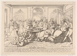Miseries Personal, 12 juni 1807., 12 juni 1807. av Thomas Rowlandson