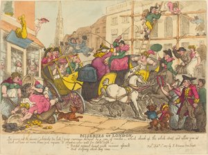 Londons elände av Thomas Rowlandson