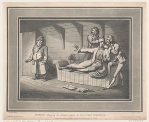 Morgan offending The Delicate Organs of Captain Whiffle, 12 maj 1800., 12 maj 1800. av Thomas Rowlandson