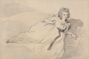 Mrs Abington av Thomas Rowlandson