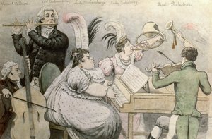 Musikalisk fest av Thomas Rowlandson