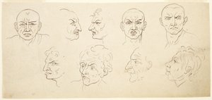 Nio karikatyrer av Thomas Rowlandson