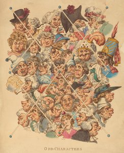 Udda-tecken, utgiven 1801. av Thomas Rowlandson