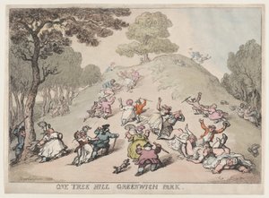 One Tree Hill, Greenwich Park, 1802, 1802. av Thomas Rowlandson