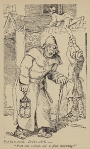 Efter klockan ett, jag har en bra morgon! av Thomas Rowlandson