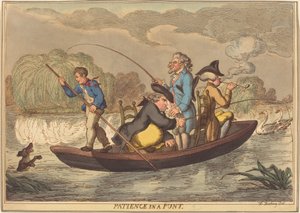 Tålamod i en Punt av Thomas Rowlandson