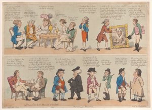 Bilder av fördomar, 4 juni 1800., 4 juni 1800. av Thomas Rowlandson