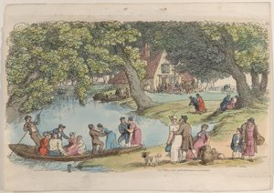 Plåt 15, från World in Miniature, 1816., 1816. av Thomas Rowlandson