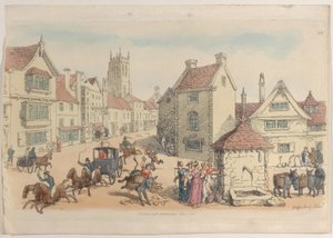Tavla 24, från World in Miniature, 1816., 1816. av Thomas Rowlandson