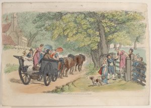 Plåt 33, från World in Miniature, 1816., 1816. av Thomas Rowlandson