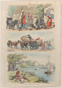 Tavla 9, från World in Miniature, 1816., 1816. av Thomas Rowlandson