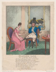Platonisk kärlek, 30 maj 1807., 30 maj 1807. av Thomas Rowlandson