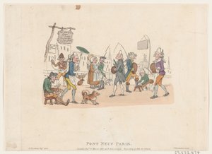 Pont Neuf, Paris, 1 maj 1803., 1 maj 1803. av Thomas Rowlandson