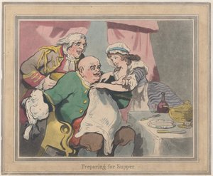 Förberedelse för nattvarden, 22 oktober 1789., 22 oktober 1789. av Thomas Rowlandson