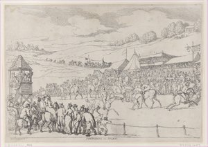 Förbereder för start, 30 september 1811, 30 september 1811. av Thomas Rowlandson