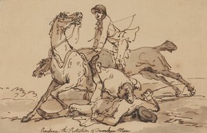 Providence – Skyddet av berusade män av Thomas Rowlandson