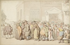 Providence Chapel, sent 1700-tal av Thomas Rowlandson