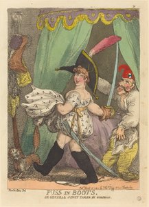 Puss in Boots, eller General Junot tagen av Surprise av Thomas Rowlandson