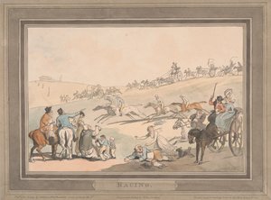 Racing [set om sex]: 1. Racing av Thomas Rowlandson