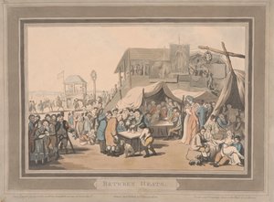 Tävling [set om sex]:  4. Mellan kvalomgångarna av Thomas Rowlandson