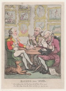 Att höja vinden, 1805-12., 1805-12. av Thomas Rowlandson