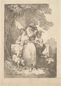Vila från arbetet på soliga dagar, 1784-87. av Thomas Rowlandson