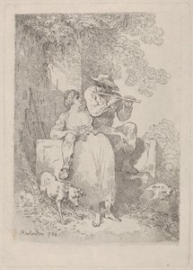Vila från arbetet på soliga dagar, 1784-87., 1784-87. av Thomas Rowlandson