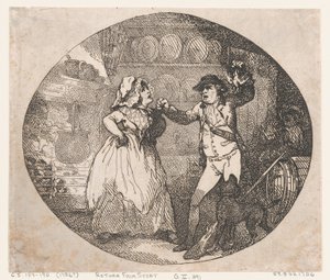 Återgång efter idrott av Thomas Rowlandson