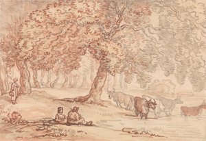 Richmond Park av Thomas Rowlandson